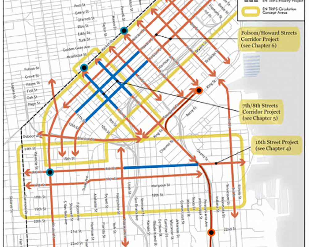 EN TRIPS Priority Corridors Map