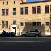 Bryant Street before: two bicyclists travel along northbound Bryant Street