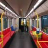 interior view of seating in new LRV