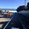 K-rail barriers being installed for protected bikeway