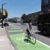 Bike lane on Howard and 8th St. (2018)