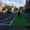 Bike lane on Folsom near Sherman streets (2017 near-term improvement)