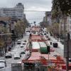 Photo of red concrete on Van Ness Avenue