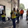 Staff tour to assess the state of repair at Presidio Bus Yard
