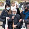 City Commissioner George Yamasaki, Jr. makes remarks at the Geary Rapid ribbon cutting celebration.