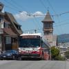 New battery electric buses are testing routes on San Francisco hills