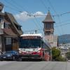 Testing the New Flyer Battery Electric on the 22 Fillmore line on Fillmore Street  