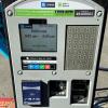 Front of parking meter paystations