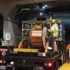 SFMTA Line workers pull new overhead cables at Castro Station during Fix It Week