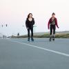 Rollerskaters on Great Highway