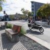 New benches and green infrastructure