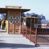 The Victorian Park waiting station at the end of the Powell Hyde line near Aquatic Park in the 1970s.