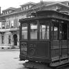 In the early 1900s, cable cars operated in many SF neighborhoods. This cable car is on Haight Street in 1905.