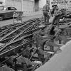 Kids amid construction at Hyde and Jackson in 1957 during reconfiguration of the now-defunct Washington Jackson cable line.