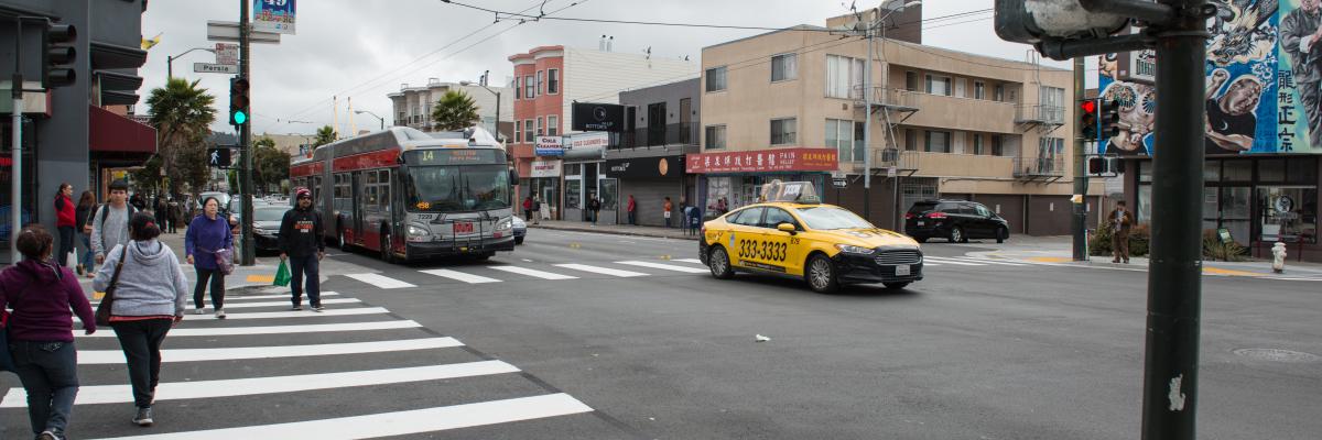 Mission Street at Persia Street