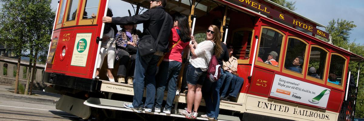 image of a cable car