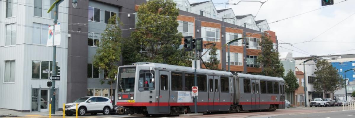 Photo of LRV on 3rd St