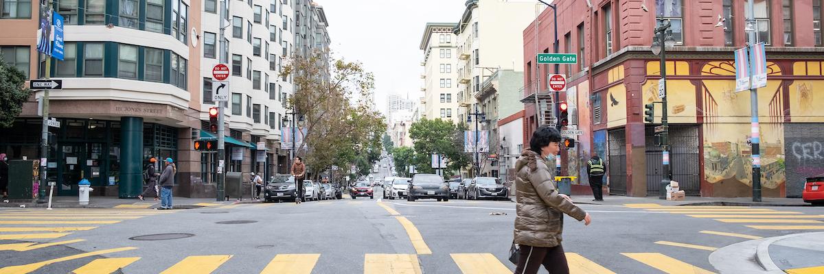 Jones Street at Golden Gate Avenue