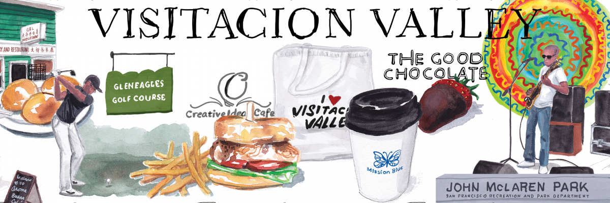 Original Artwork by Dan Bransfield of the Visitacion Valley