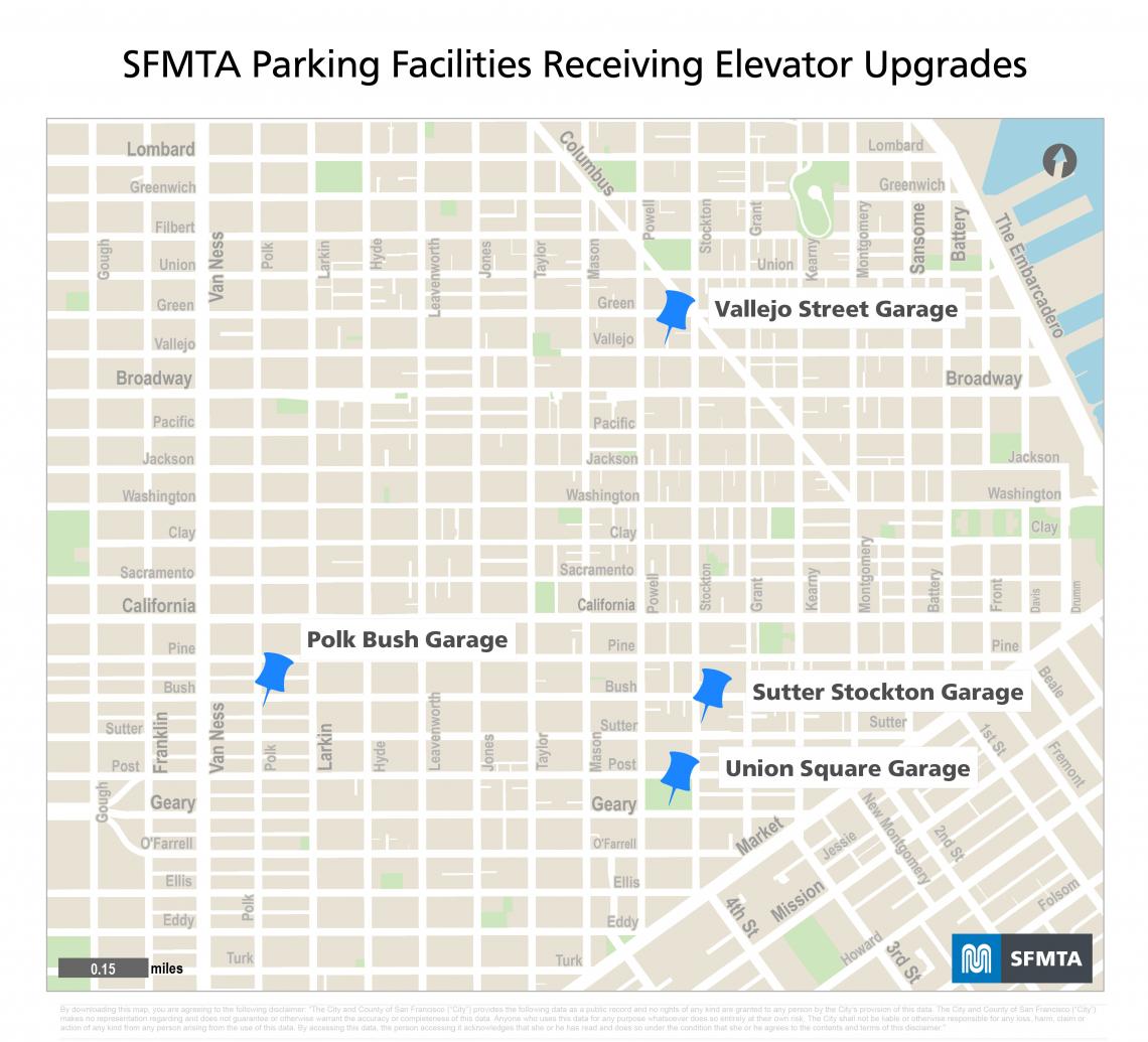 SFMTA Parking Facilities Elevator Upgrades