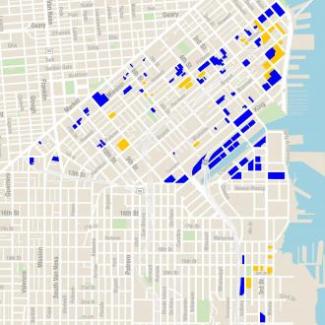 study area for high density housing--impact on neighborhood parking
