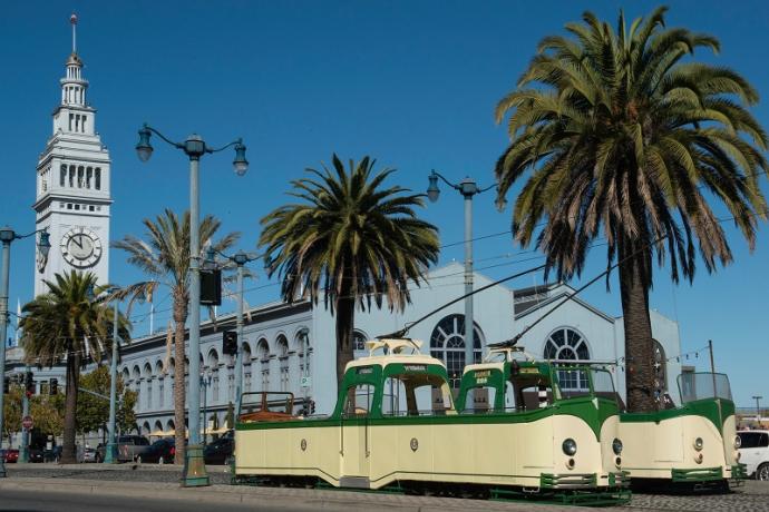 Boat Trams by the Ferry Building