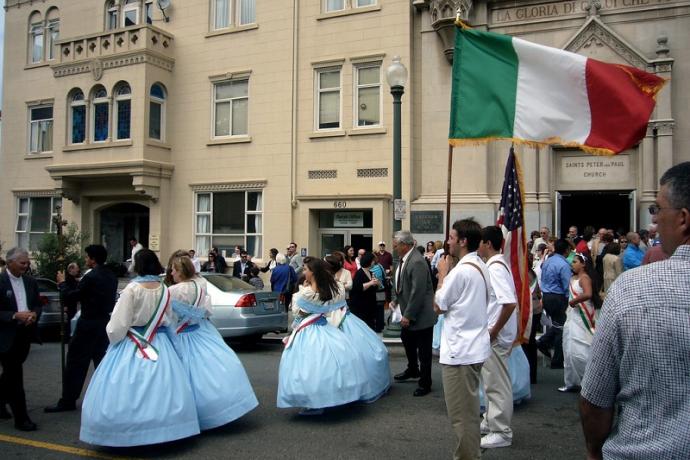 Italian Festival parade procession