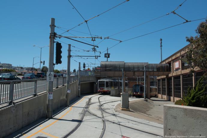 Balboa Park Station on Geneva Ave