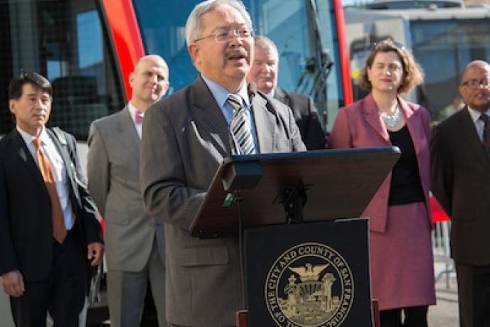 Mayor Lee was a strong champion for transportation
