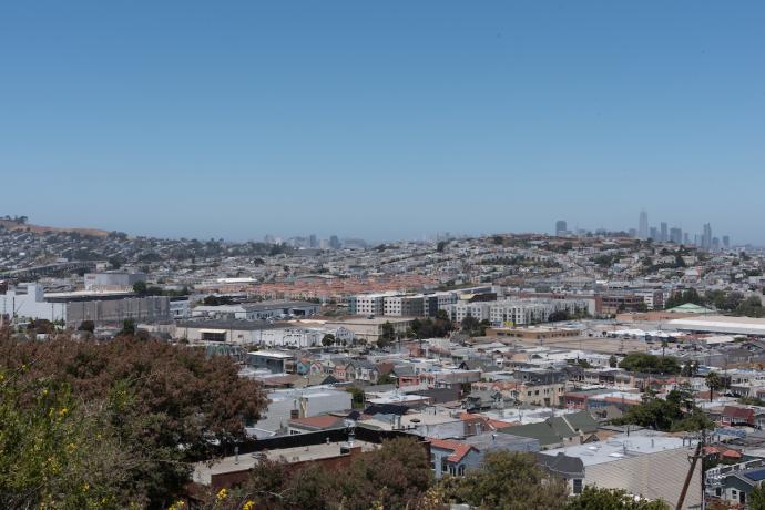 Aerial Bayview-Hunters Point