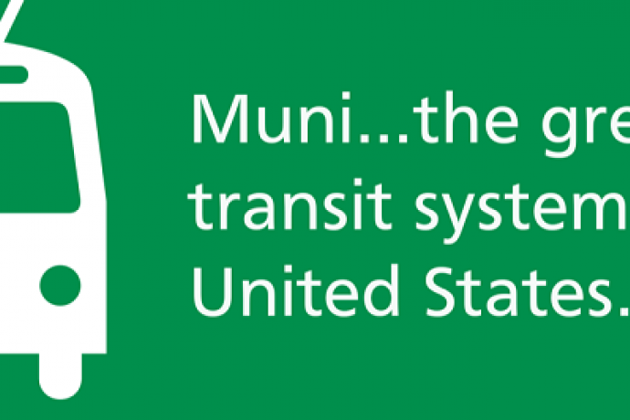 Muni, the greenest transit system in the United States.