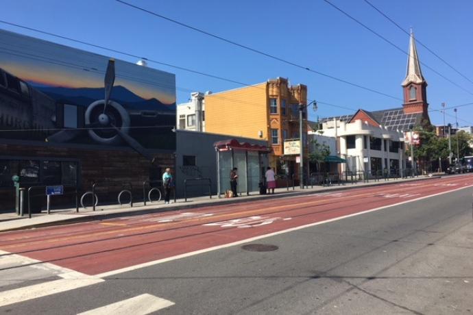 Western sidewalk remains open during concreate work