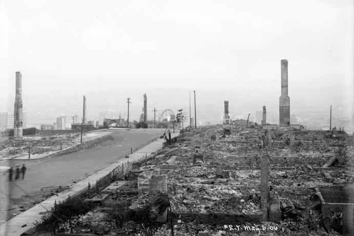 rubble on Nob Hill