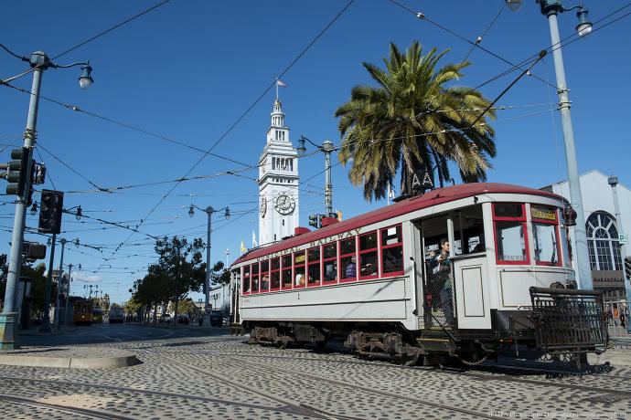 Vintage streetcar