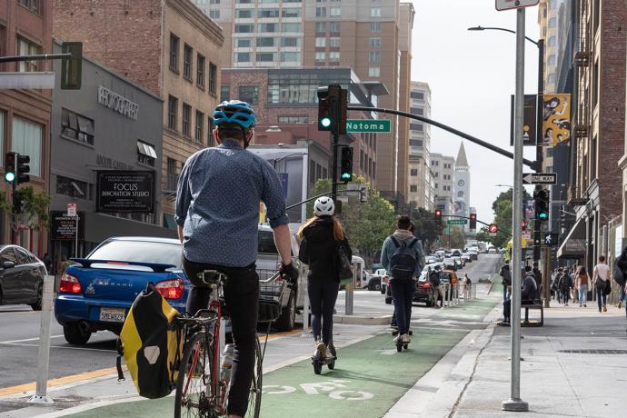 Image of a multi-use green lane