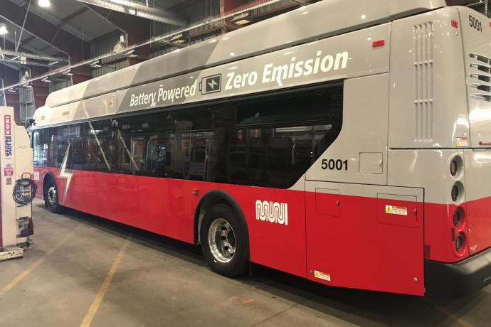 Battery-Electric Bus made by New Flyer