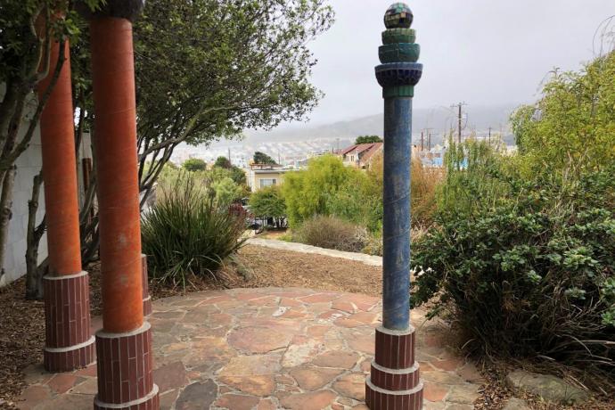 View of Vis Valley from the neighborhood greenbelt