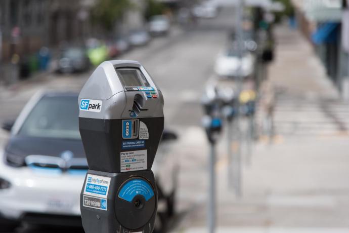 photo of a parking meter which will be replaced next year