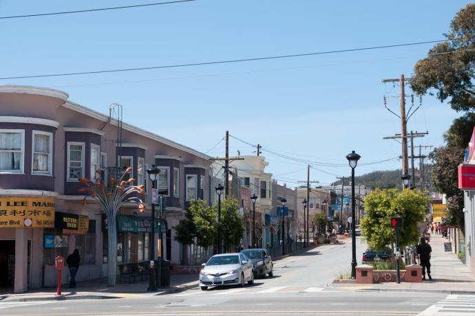 Street in Visitacion Valley