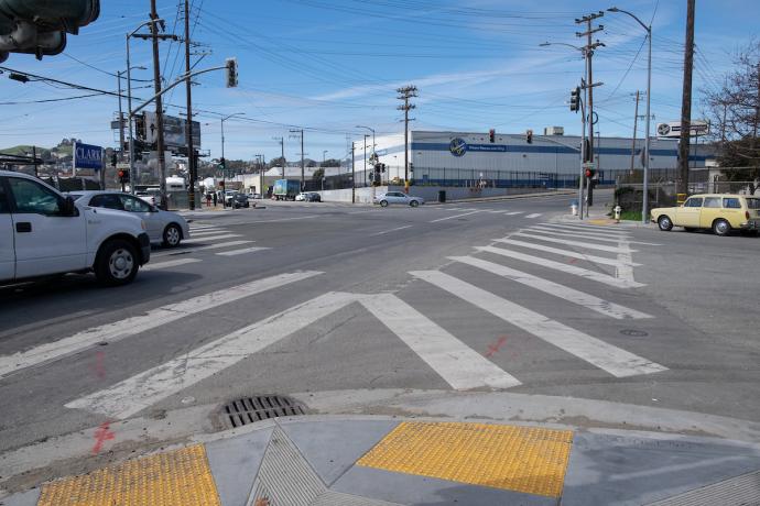 Intersection of Evans Avenue at Toland and Napoleon  