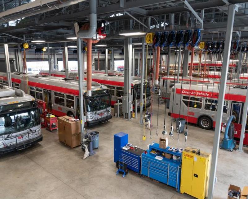 Islais Creek maintenance garage