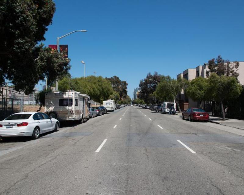 Golden Gate Avenue facing east