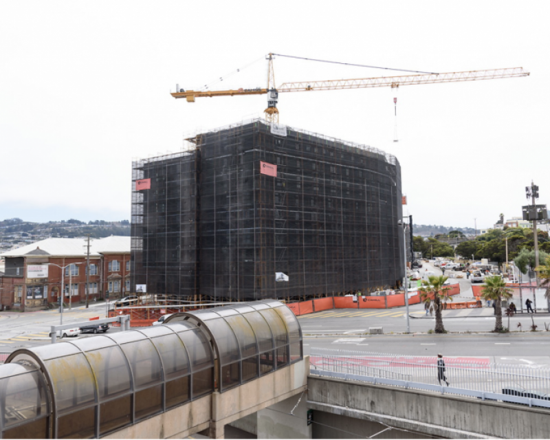 Housing Construction Progress on Former Upper Rail Yard Property | August 26, 2022