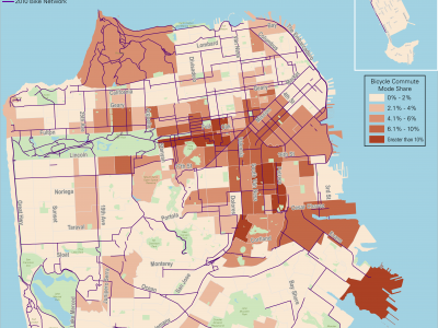 ACS Bicycle Commute Mode Share 2006-2010