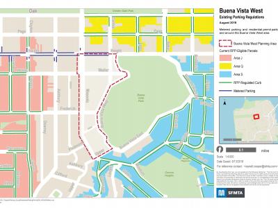 Map of Existing Parking Regulations