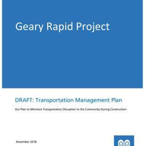 Draft Geary Rapid Project Transportation Management Plan