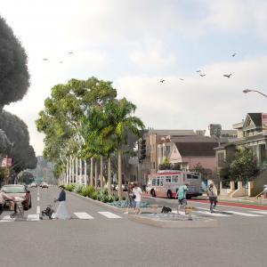 Potrero Avenue Streetscape Improvement project - After
