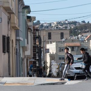 Children walking in the Excelsior