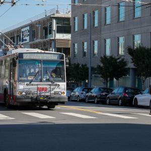 22 Fillmore bus in San Francisco
