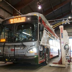 New 40' trolley getting ready to hit the streets.